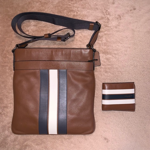 Coach Other - Coach Varsity Stripe Crossbody Bag w/ Wallet